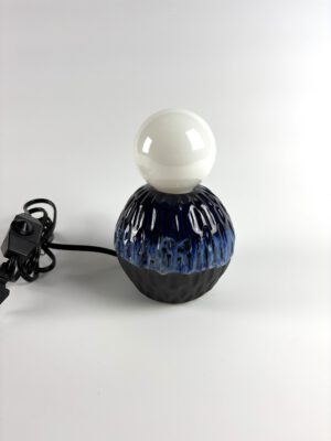Blue and Black Lamp