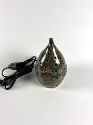 251012_1 Gray Speckled Lamp
