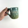 Blue and Green Mug