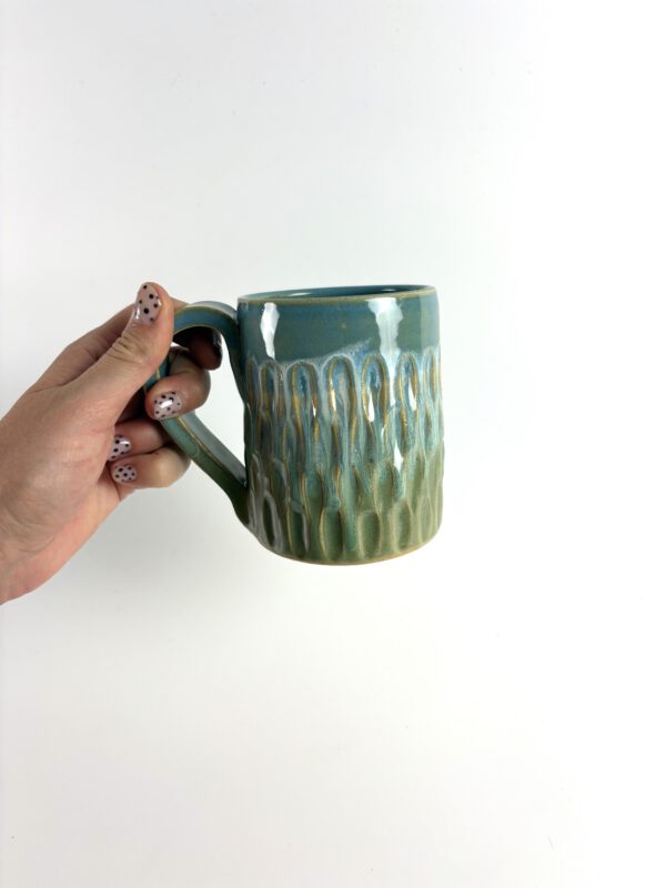Blue and Green Mug