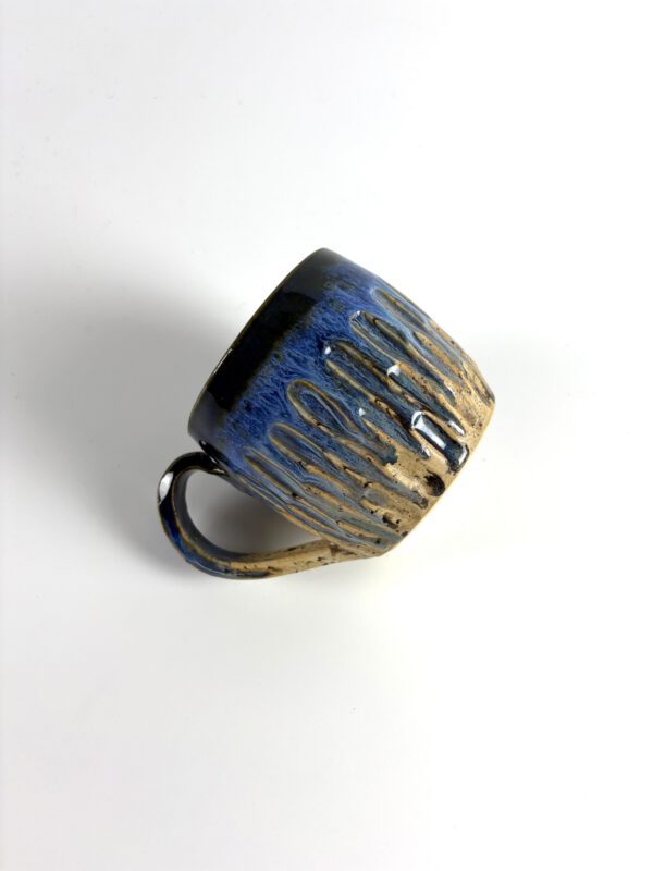 251015_6 Blue and Speckled Brown Mug