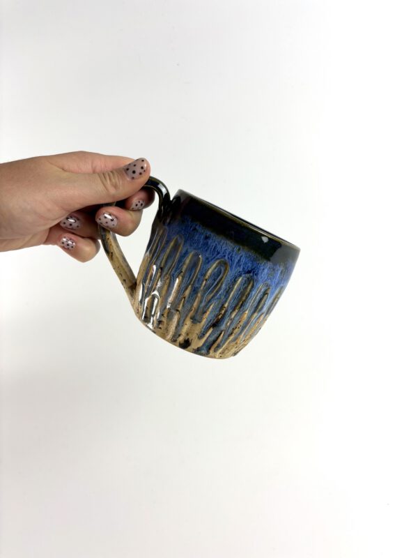 251015_7 Blue and Speckled Brown Mug