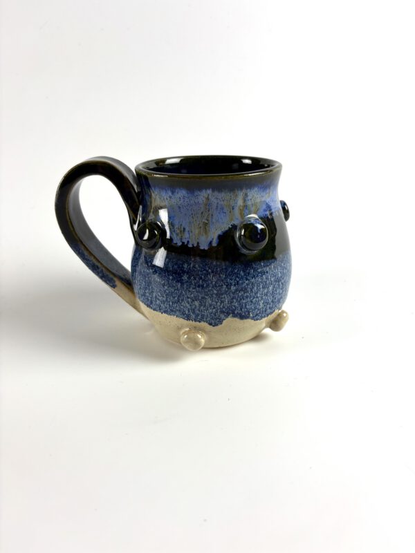 Dark Blue Bubble Mug