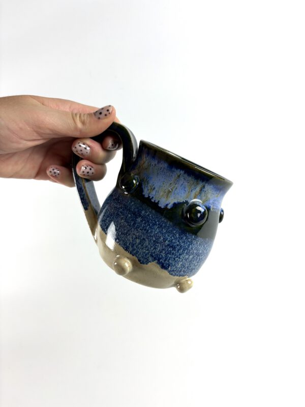 Dark Blue Bubble Mug